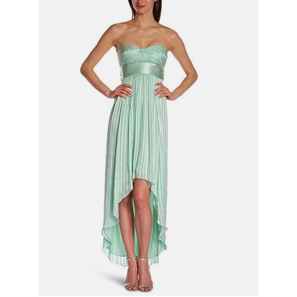 BCBGMaxazria Alicia SILK Charmeuse Opaline Green 8